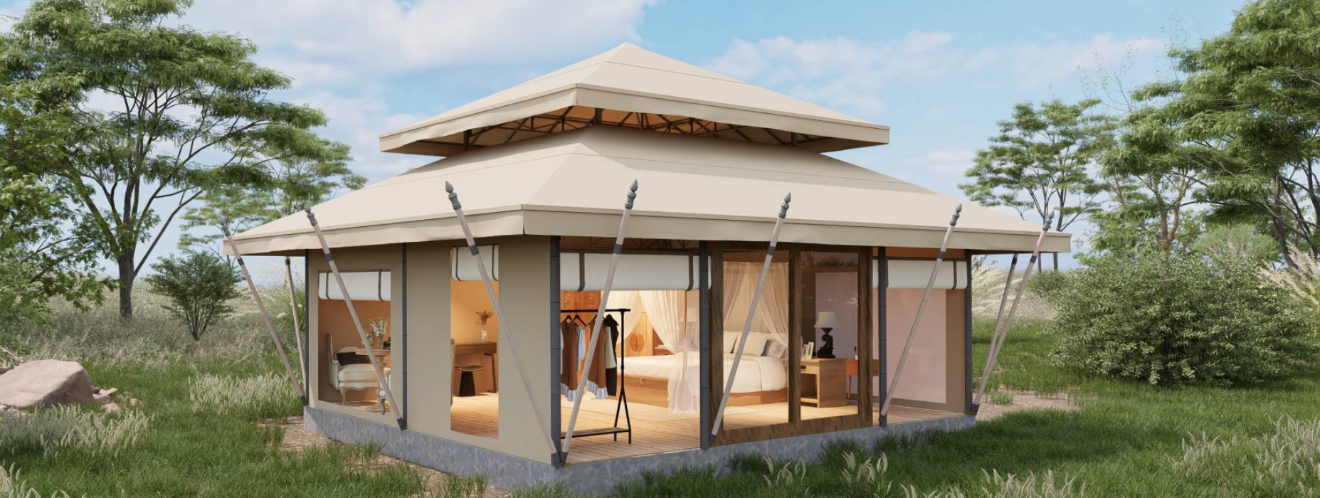 新津县户外野奢帐篷